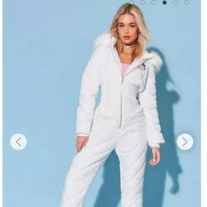 Forever 21 X Hello Kitty quilted jumpsuit L